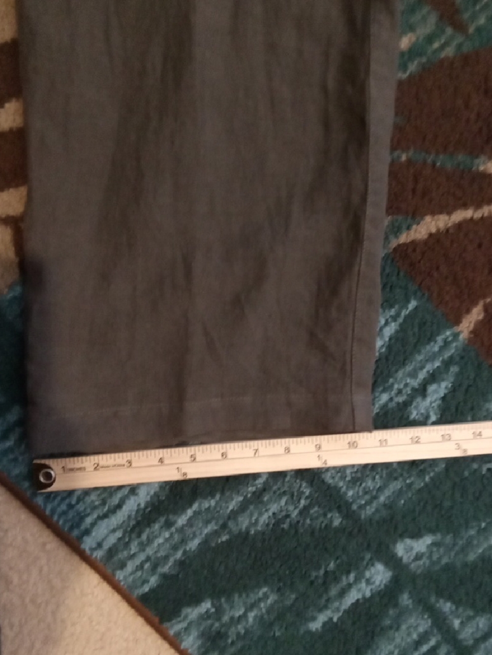 P.A.R.O.S.H Italian Linen Casual Chick Olive Green Resortwear Coastal Pants XL - Picture 11 of 12